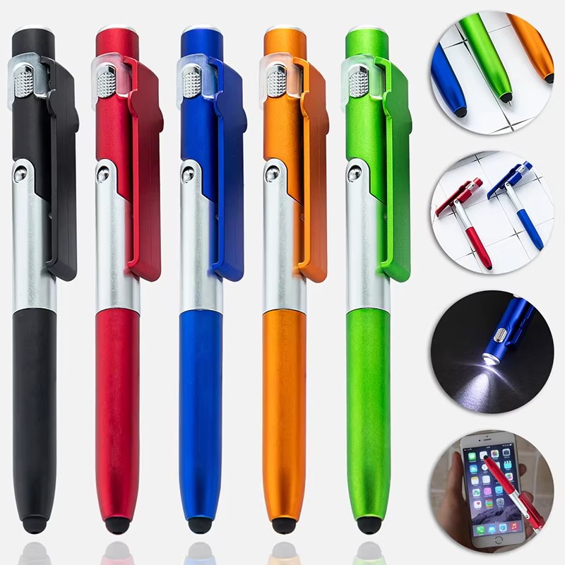 Useful Tablet Accessories - Stylo multifonction 4-en-1 : lampe pliable,