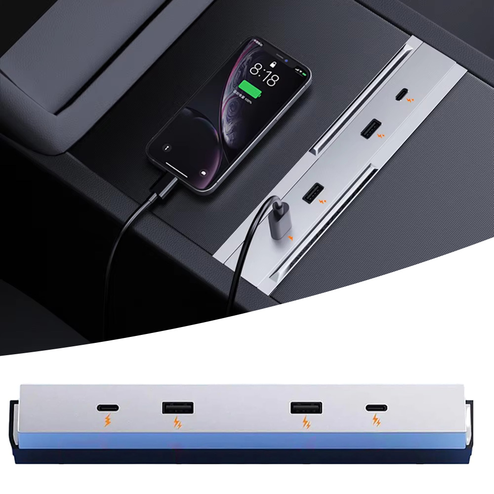 Usb Hub Type C - Hub USB d'extension à charge rapide