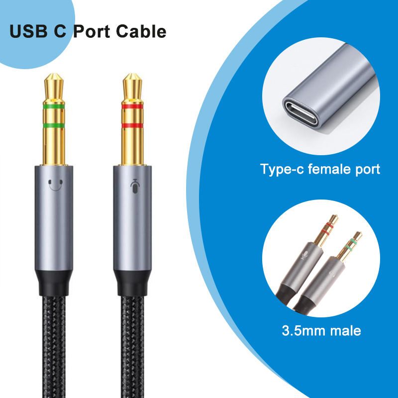 Tablet Phone Accessories - Adaptateur audio auxiliaire 3,5 mm mâle