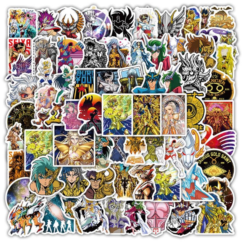 Laptop Tablet Accessories - Autocollants de dessin animé Saint Seiya,