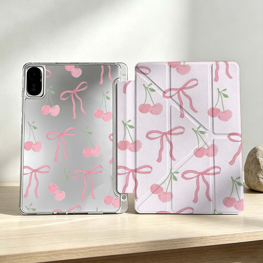 Poco Tablet Accessories - Étui de tablette pliable artistique rose