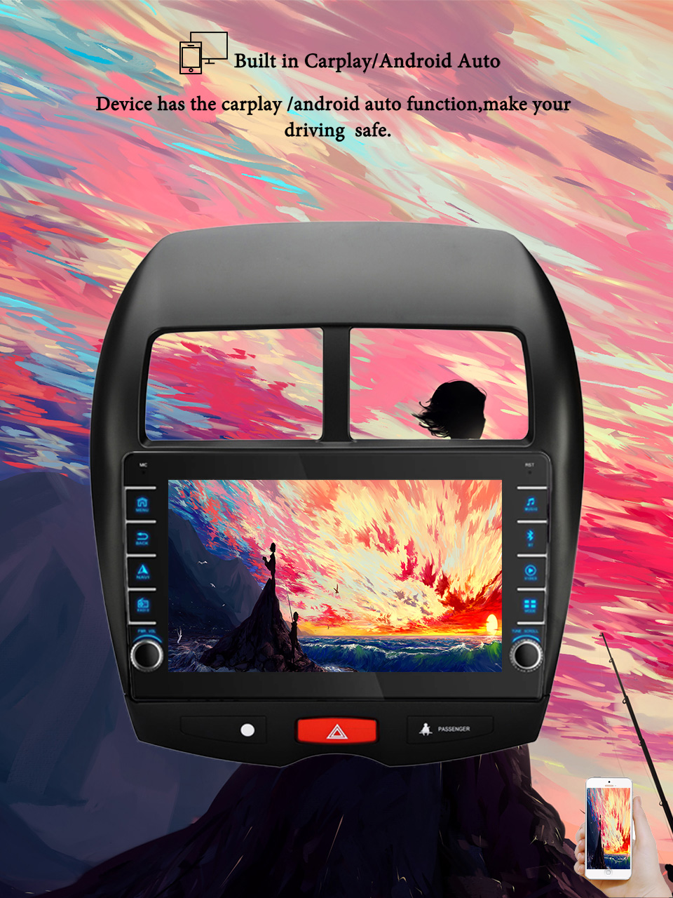 Tablet Danish Mobile & Accessories Photos - Autoradio Android 14 pour Mitsubishi ASX