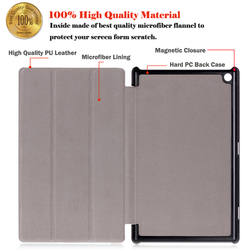 Coque en cuir PU pliable pour  - Tablet Accessories Amazon avis et prix