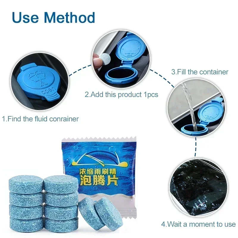 2/100 PCS Nettoyant pour pare- - Tablet Accessories For Car avis et prix