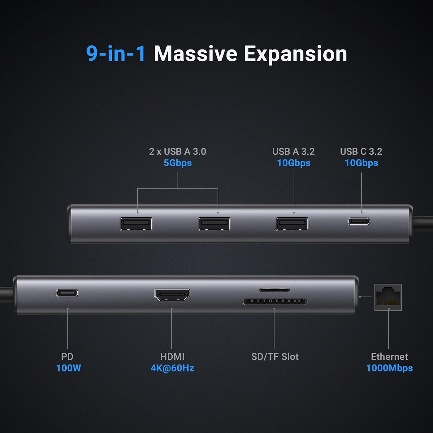 UGREEN Revodok Pro 109 Hub USB - Usb Hub Type C avis et prix
