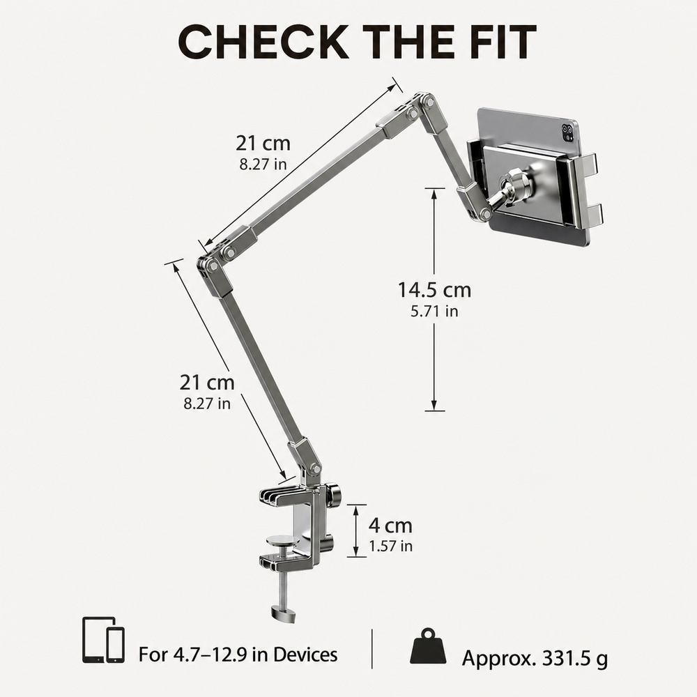 Support de téléphone réglable  - Useful Tablet Accessories avis et prix