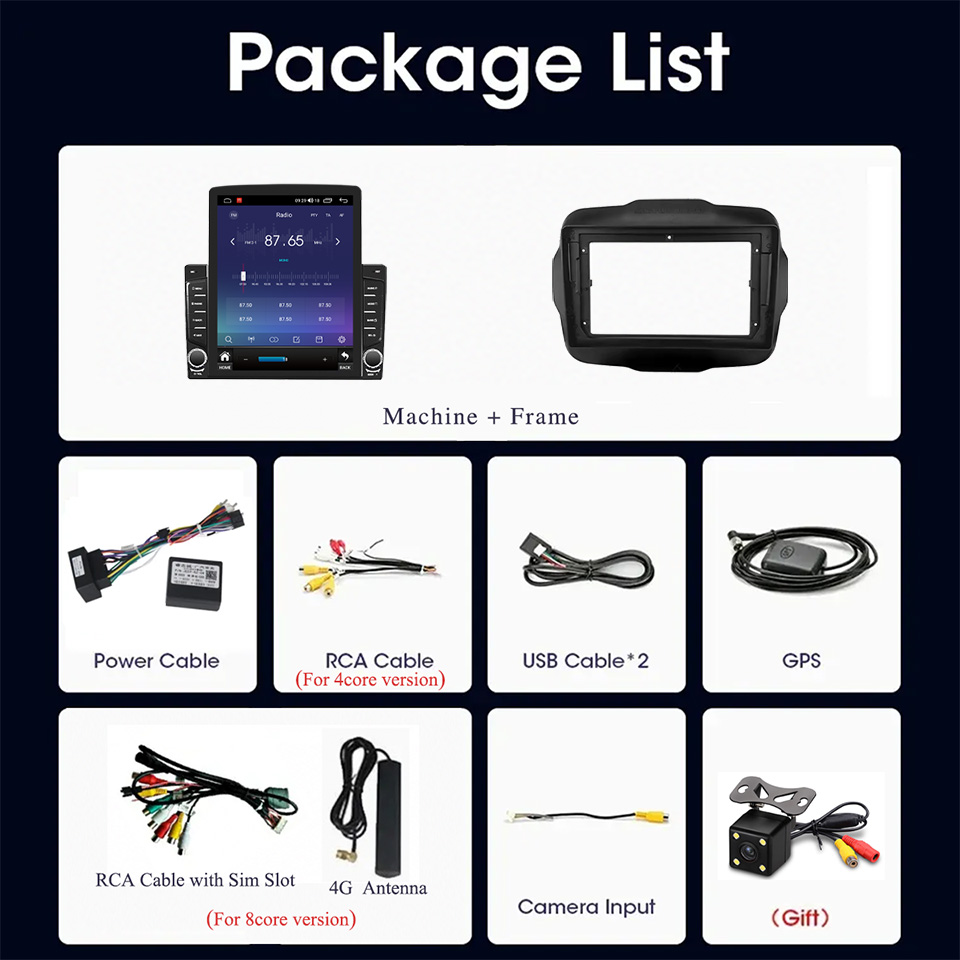8G + 128G Android 14 pour Jeep - Tablet Danish Mobile & Accessories Photos avis et prix