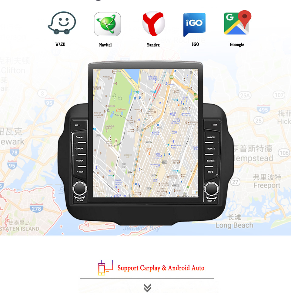 8G + 128G Android 14 pour Jeep - Tablet Danish Mobile & Accessories Photos avis et prix