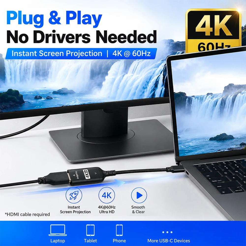 Adaptateur USB C vers HDMI 4K@ - Hdmi Adapter Tablet avis et prix